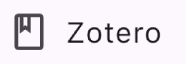 Screenshot showing the Zotero settings